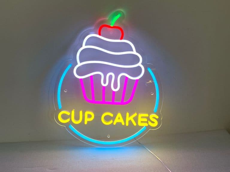 Neon Cukiernia Babeczki